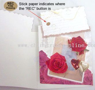 Voice Recordable Greeting Cards For Valentine