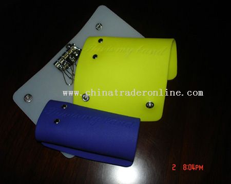 Silicone key wallet