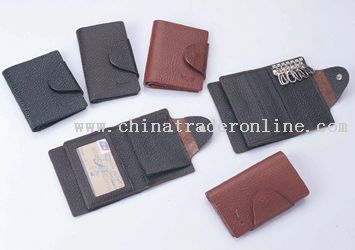 glossy surface name card wallet from China