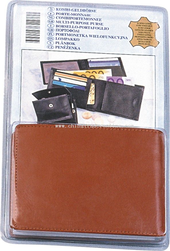 Leather wallet from China