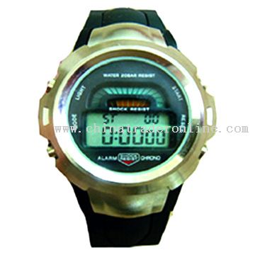 Multifunctional LCD Watch from China