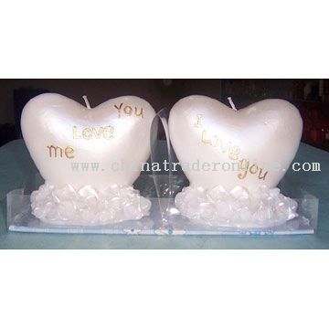 Heart Candles from China