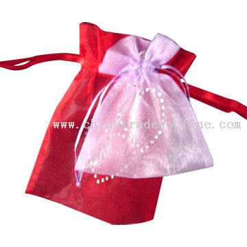 Wedding Sheer Bag / Embroidery Gift Pouch from China