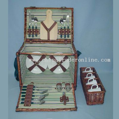 Willow picnic basket from China