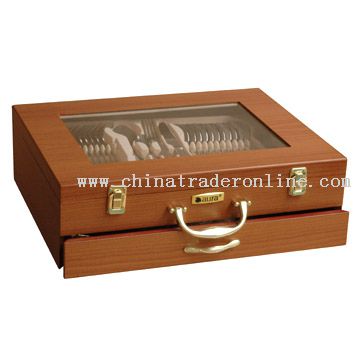 90pcs Wooden Box with Window Open from China