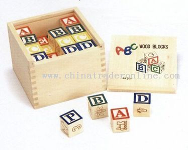 48 PCS ABC BLOCKS IN BOX from China