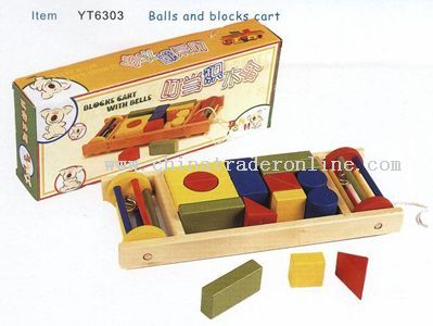 BALLS AND BLOCKS CART from China