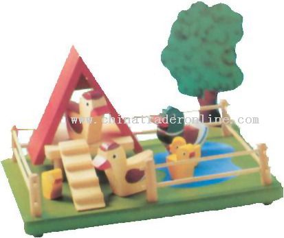 Wooden DUCK HOUSE Toys