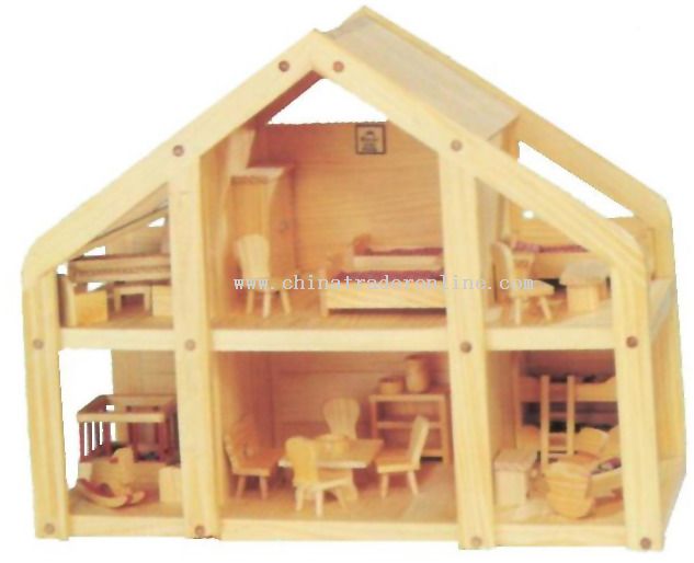 Wooden HOUSE W/O WINDOWS