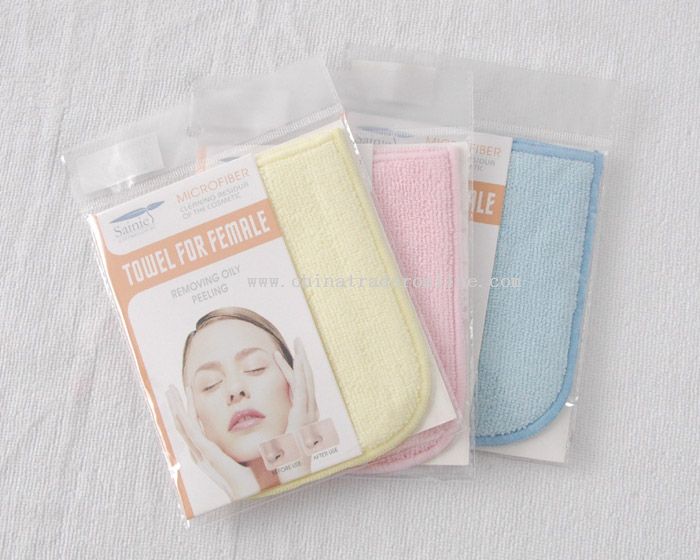 microfiber cosmetic product