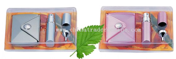 Double Side Mirror And Perfume Atomizer