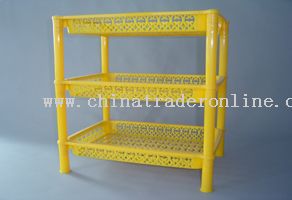 3 layer rectangle shelf from China