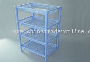 4 layer rectangle shelf from China