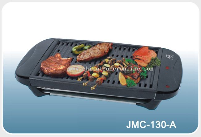Electric barbecue grill with power indicator light