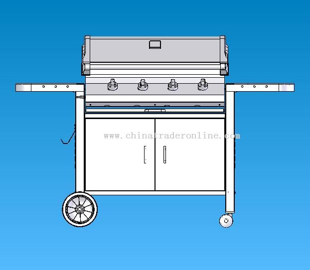 Gas BBQ Cart