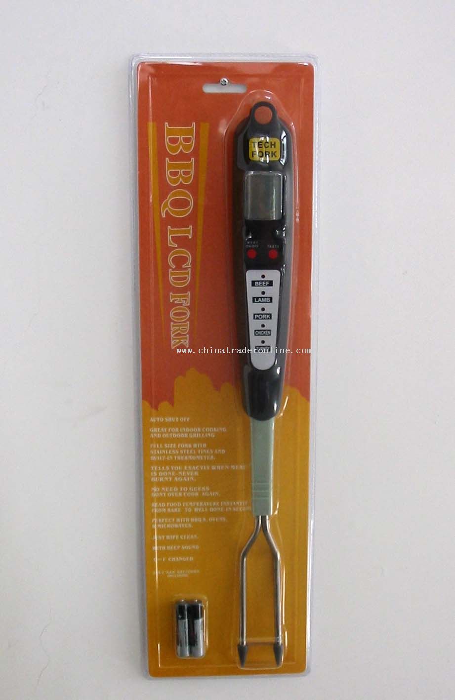 BBQ Thermometer Fork With LCD from China