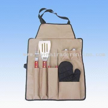 Six-piece Stainless Steel Barbecue Tool Set from China