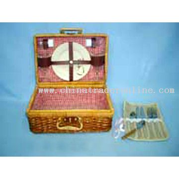 Fern Picnic Basket for 2 Persons from China