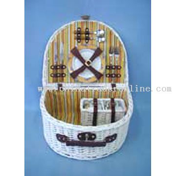 Willow Picnic Basket for 2 Persons from China