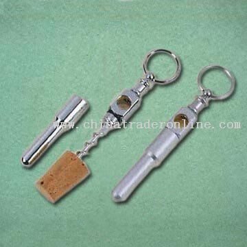 Patented Corkscrews in Keychain Type