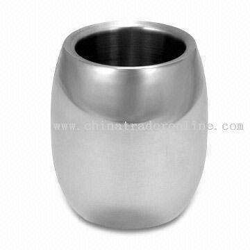 Double Wall Wine Cooler in Stainless Steel from China