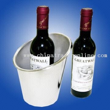 Stainless Steel Single-layer Wine Cooler Suitable as Promotional Gift