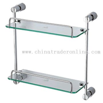 Double-Layer Glass Shelf