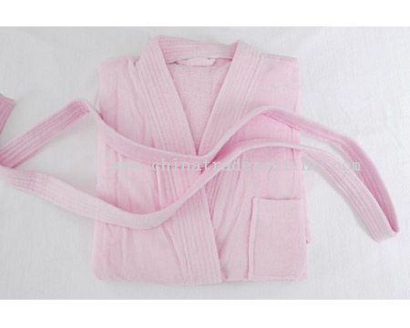 100%cotton bathrobe from China