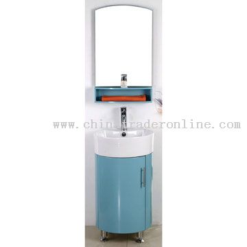 PVC Expansible Board Cabinet Ceramic Basin