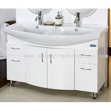 PVC Expansile Board Cabinet Ceramic Basin from China