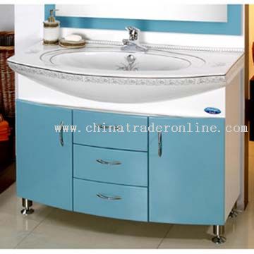 PVC Expansile Board Cabinet Ceramic Basin