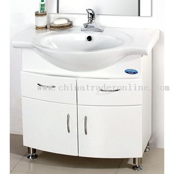 PVC Expansile Board Cabinet Ceramic Basin from China