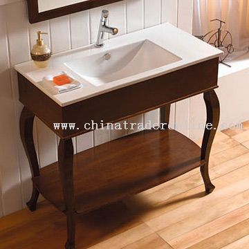 Washbasin with Rosewood Pedestal