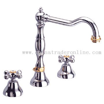 Double Handle Wide-Spread Lavatory Faucet