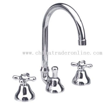 Double Handle Wide-Spread Lavatory Faucet