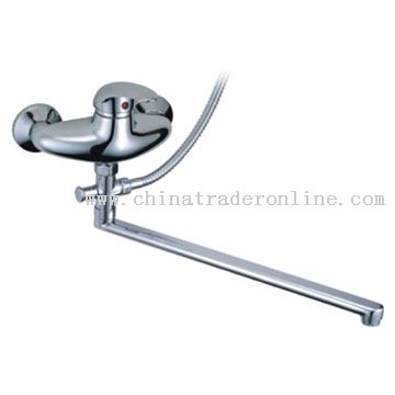 Wall Mounted Sink Mixer L-Spout & Diverter from China