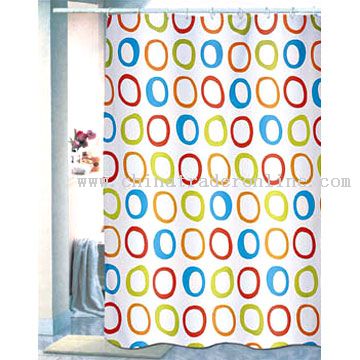 Polyester Shower Curtain from China