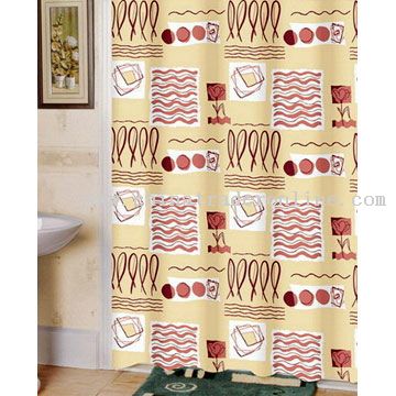 Polyester Shower Curtain from China