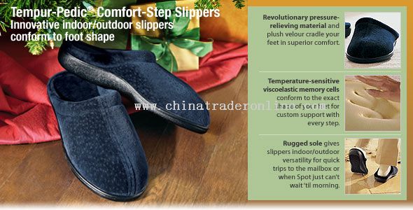 Comfort-Step Slippers from China