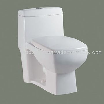 S-Trap One Piece Toilet from China