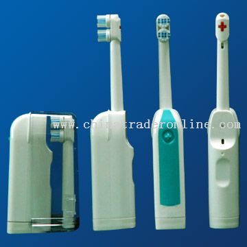 Dry Cell Dual-Head Electric Toothbrush