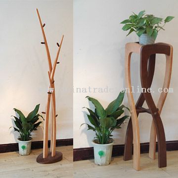 Wooden Clothes Rack