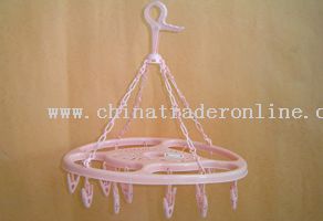 egg-shape clotheshorse with 20 clips