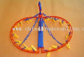 folding clotheshore with 16pcs clip
