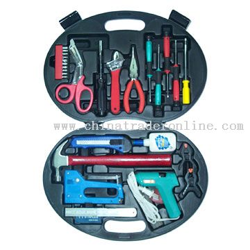 56 pieces of tools in a color tool case. from China