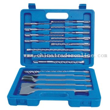 17pcs SDS Drill Bit Set