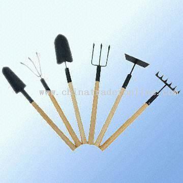 garden tools images. Six-Piece Full-Function Garden