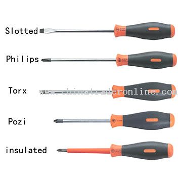3 types of screwdrivers