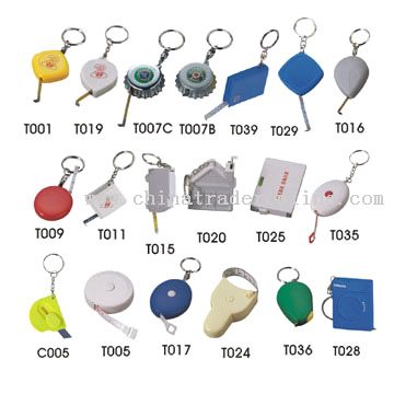 Measuring Tape Key Chains