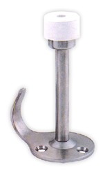 Stainless steel door stopper with hook